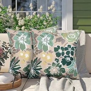NEW 18”x18” Water Resistant Outdoor Pillows Set of 2